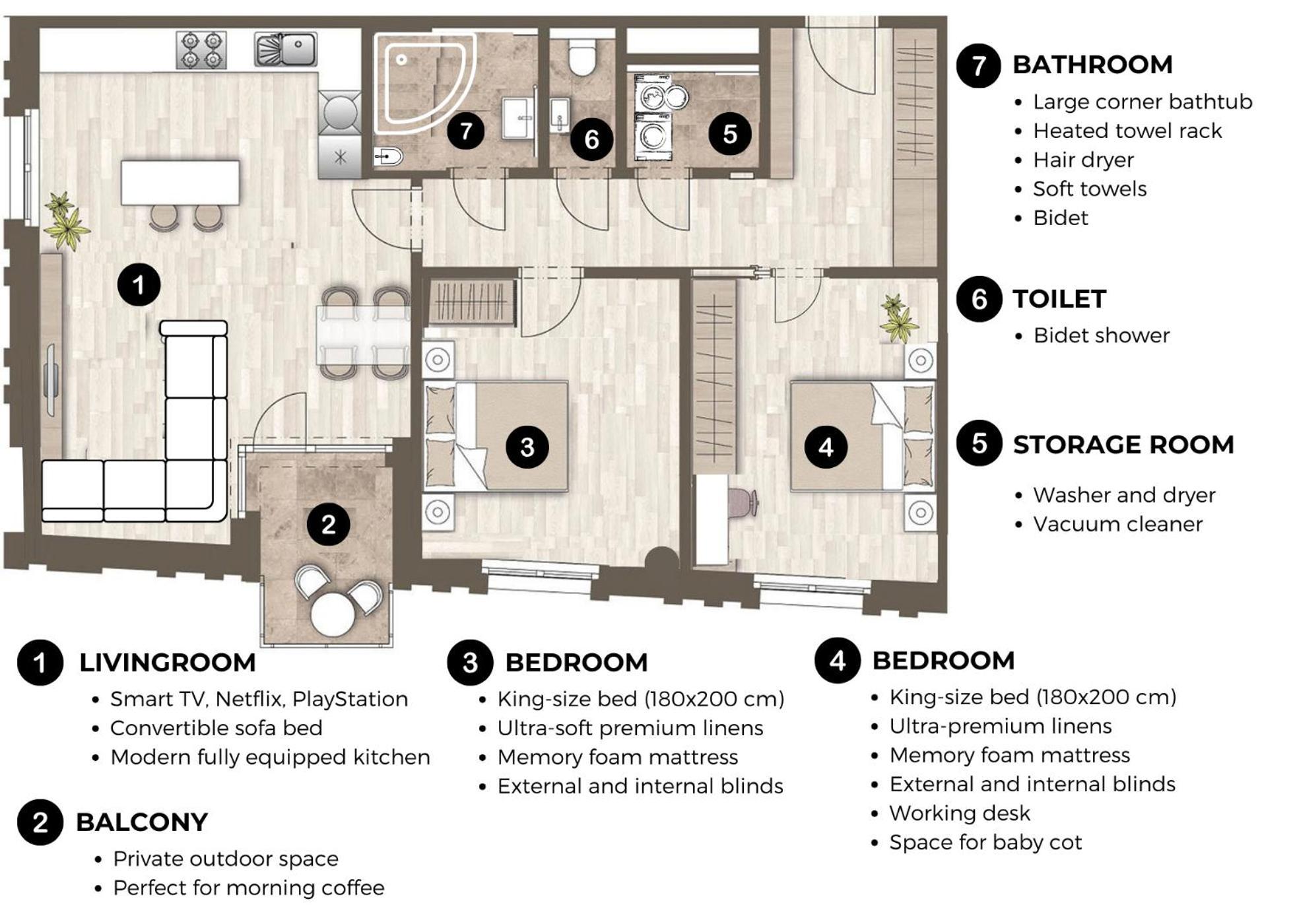 Luxury Sunny Home - Garage Parking, Metro, Balcony, Ps5 With Games Praga Esterno foto